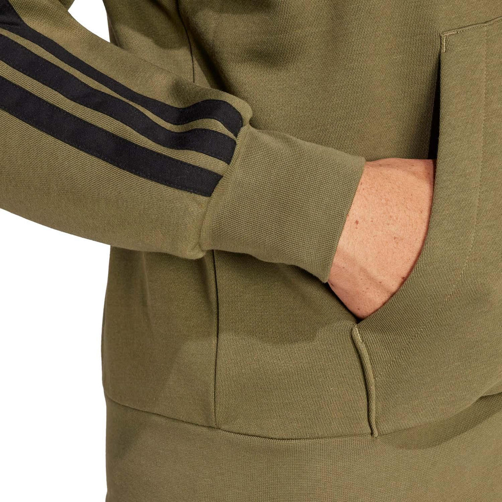 Essentials 3-Stripes Fleece hoodie