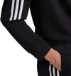 Essentials Loose-Cut 3-Stripes Cropped Hoodie