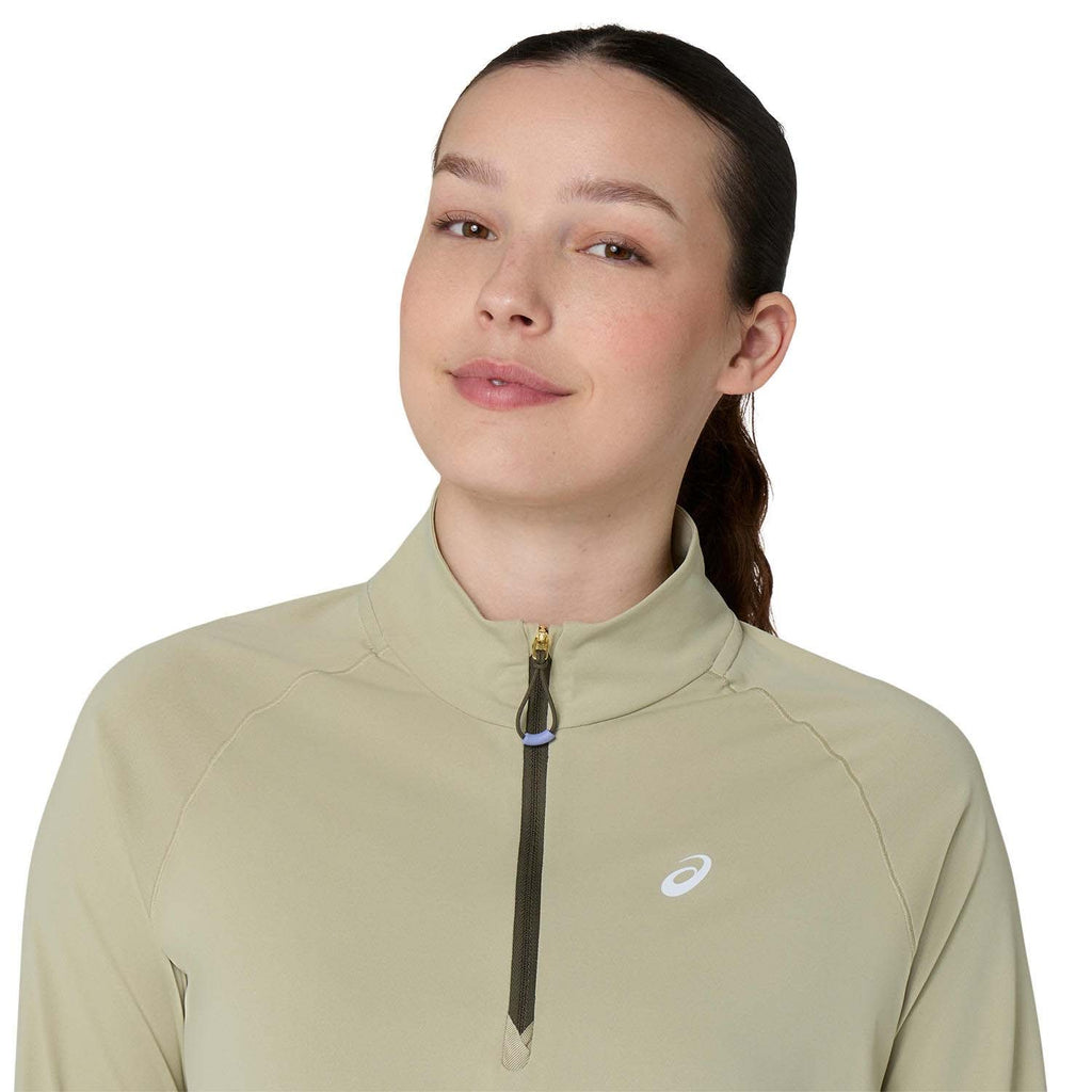 Nagino Run 1/4 Zip Zomer Topshirt met lange mouwen hardlopen