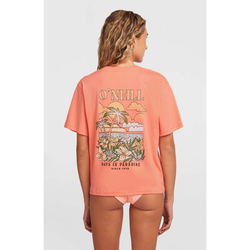 Boxy Back Print T-shirt strand