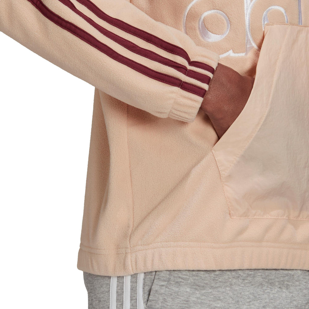 Brand Love Giant Logo Polar Fleece sweater