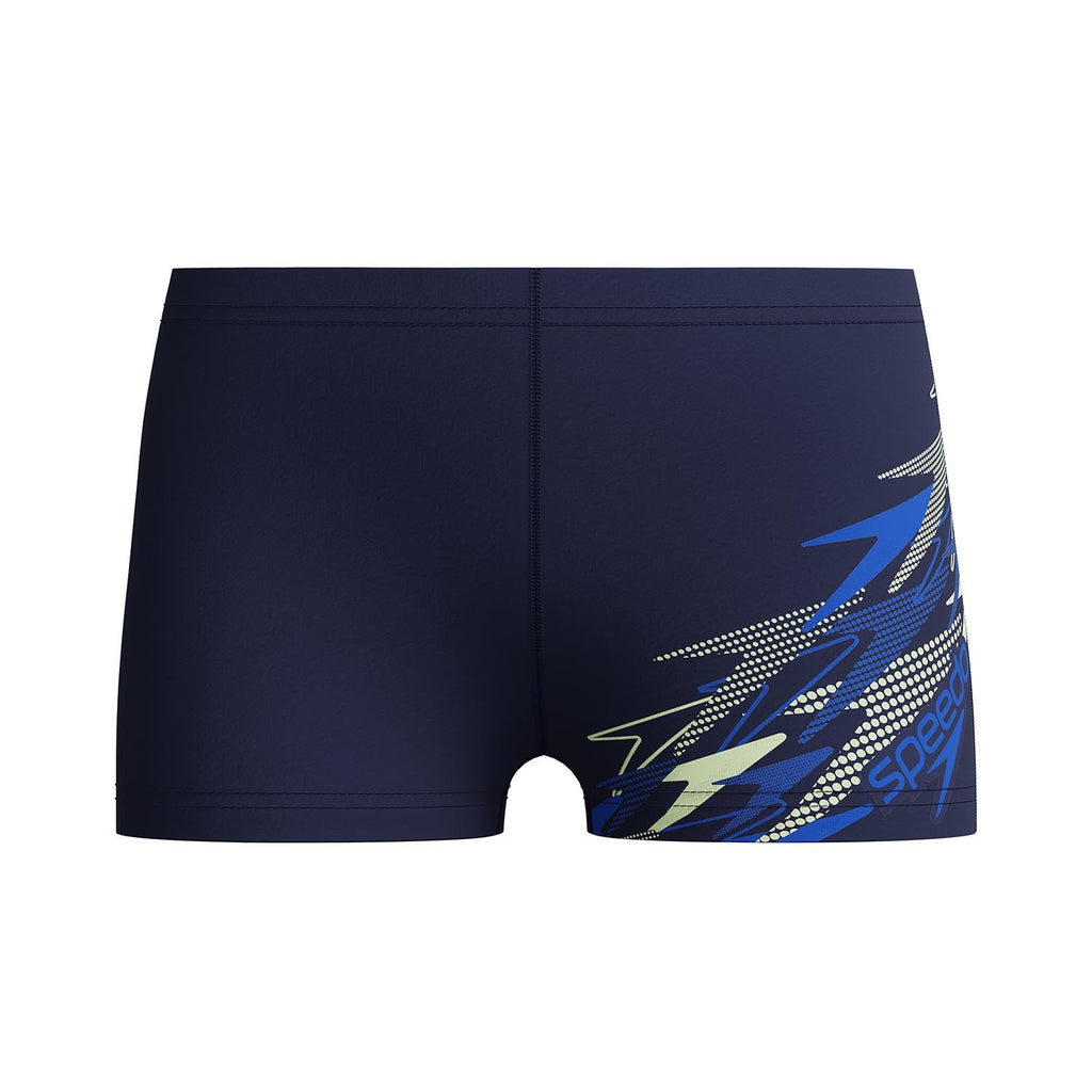 MEDLEY LOGO AQUASHORT NVY/BLU