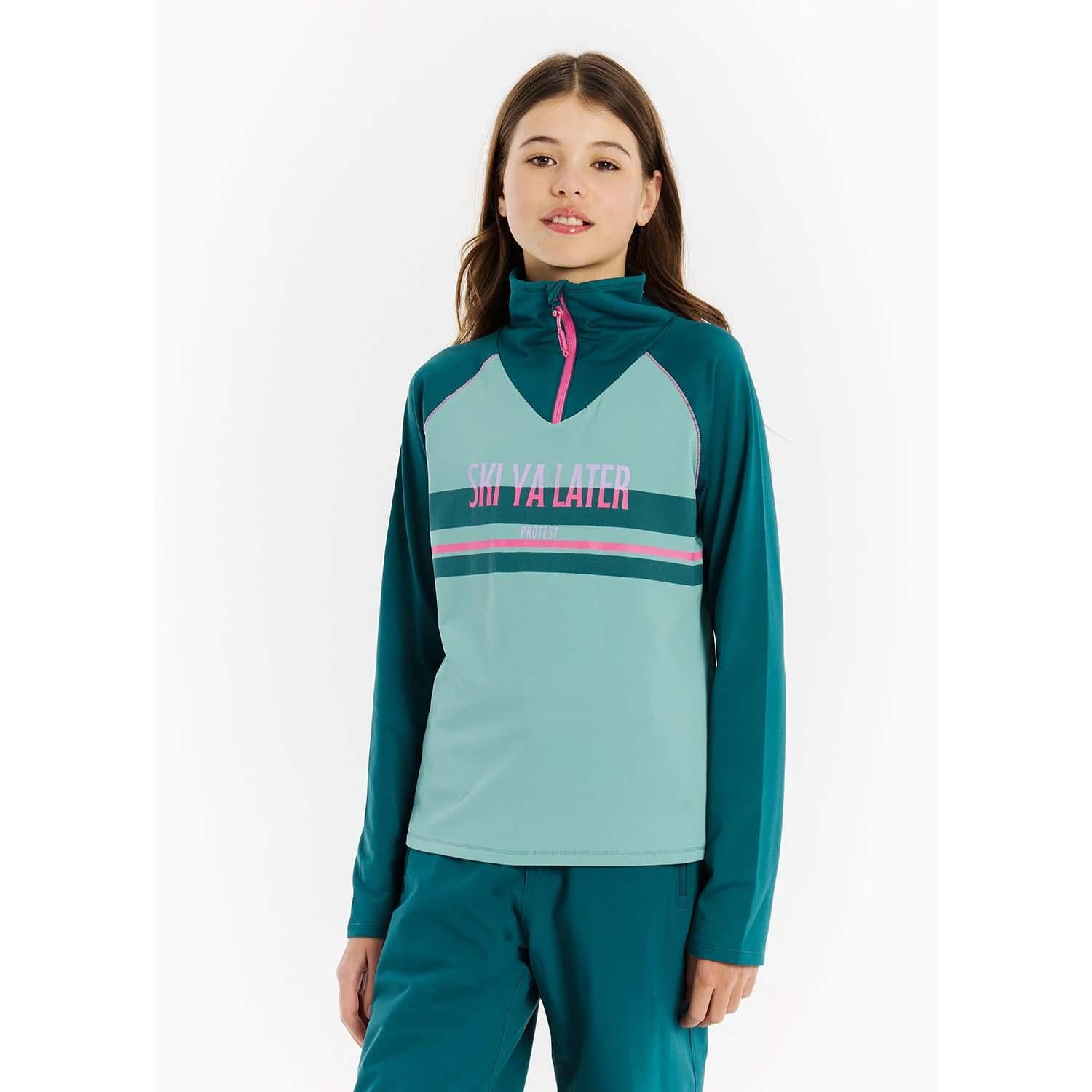 prtwonder jr 1/4 zip active top