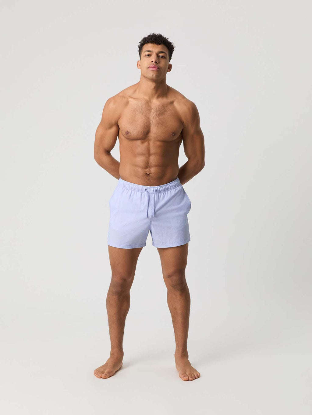 Seersucker Swim Shorts