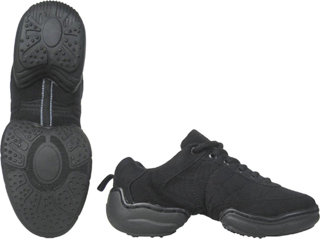 Dance sneaker, canvas, split sole, low top