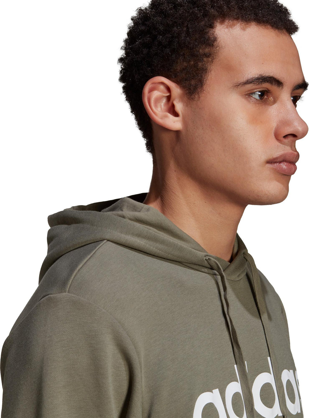 Essentials French Terry Linear Logo Hoodie