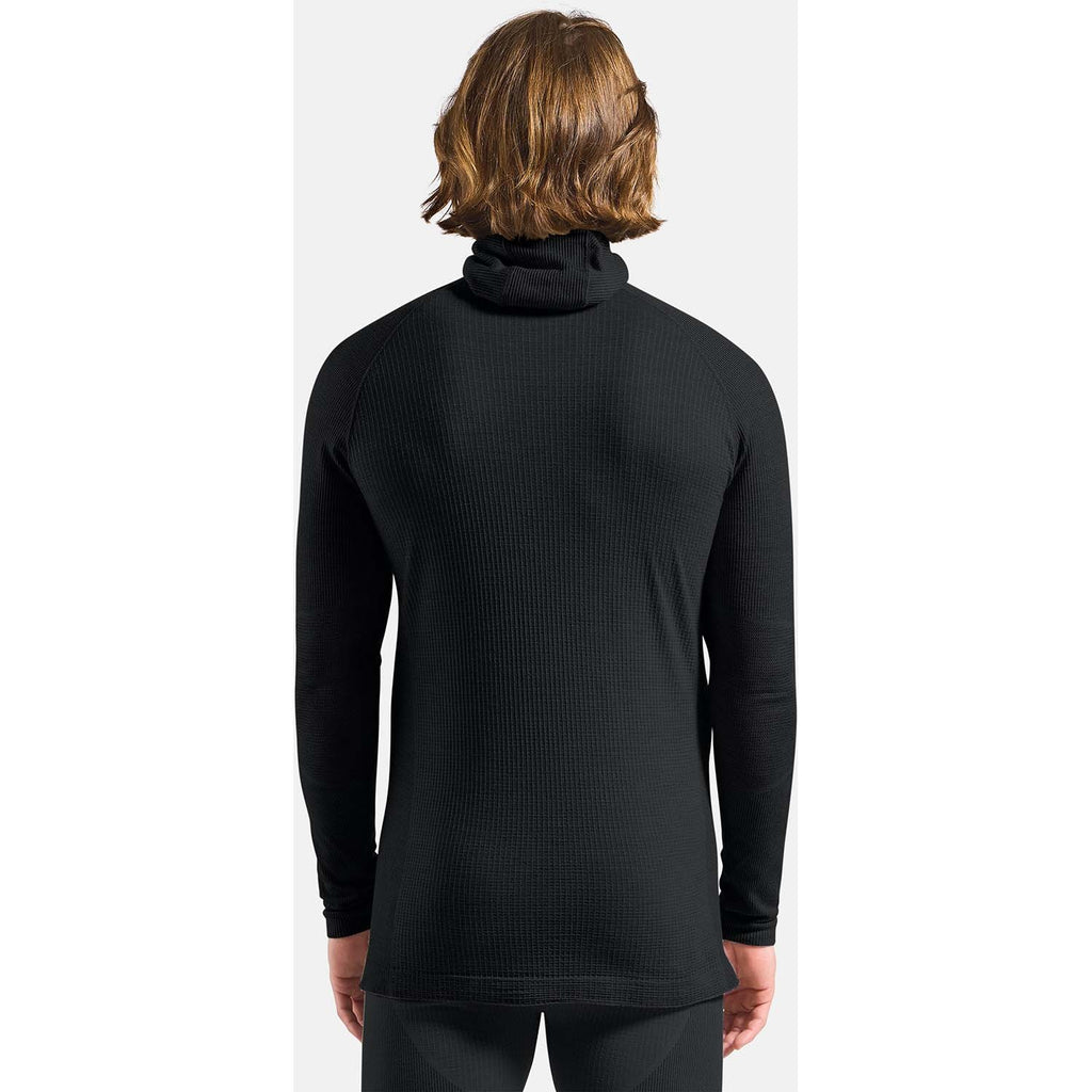 performance wool base layer shirt met facemask