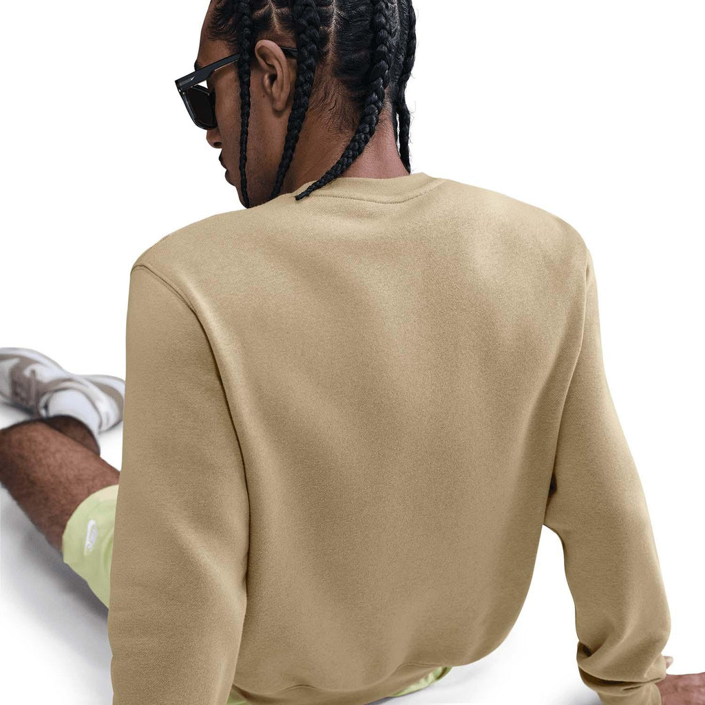 club men's brushed fleece crew