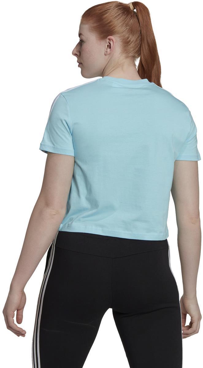 Essentials Loose 3-Stripes Cropped T-shirt