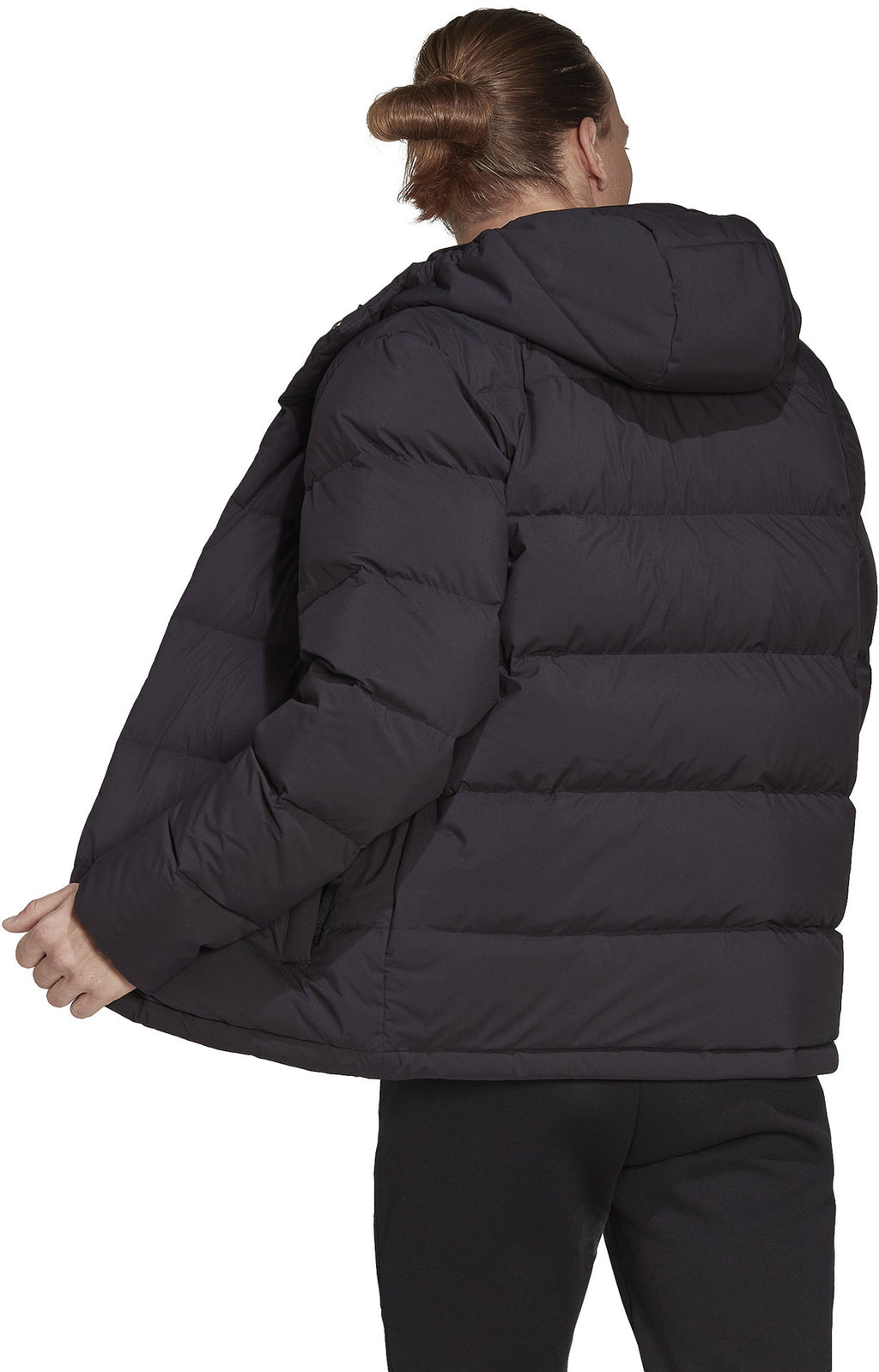 Helionic donsjack met capuchon