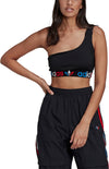 Adicolor Tricolor Primeblue Asymmetric One-Shoulder Top