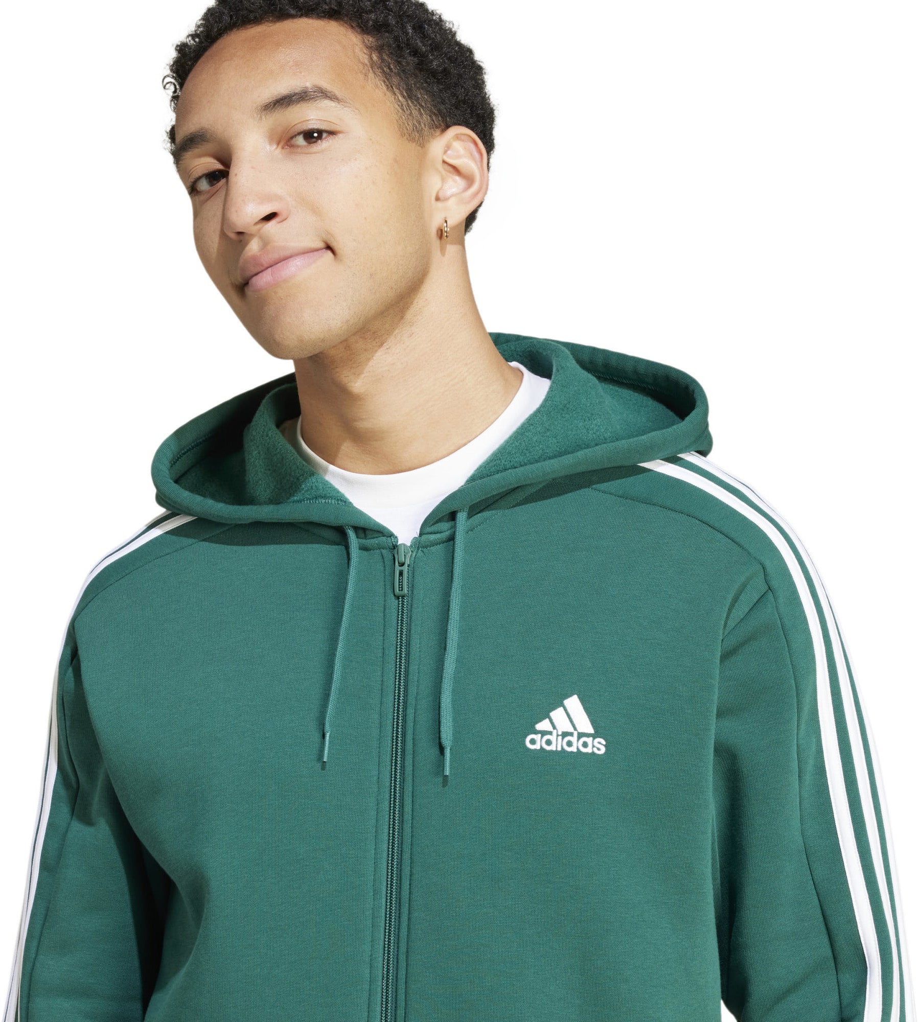 Essentials Fleece 3-Stripes ritshoodie