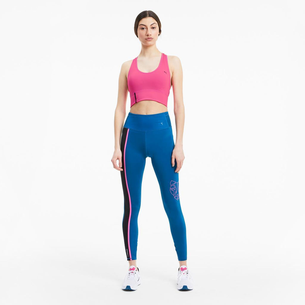 mid impact long line bra