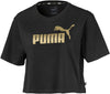 ess   metallic cropped tee