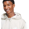 Essentials 3-Stripes Fleece Hoodie