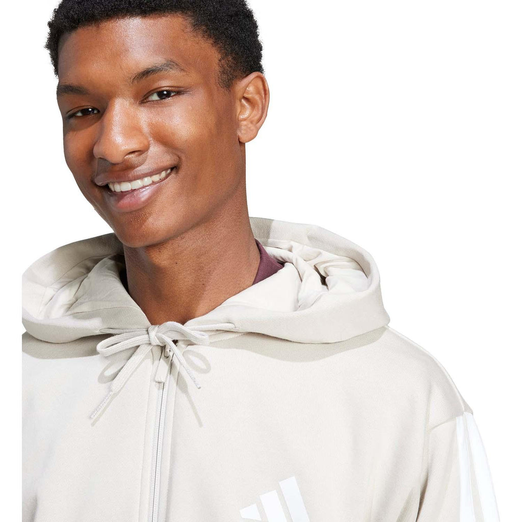 Essentials 3-Stripes Fleece Hoodie