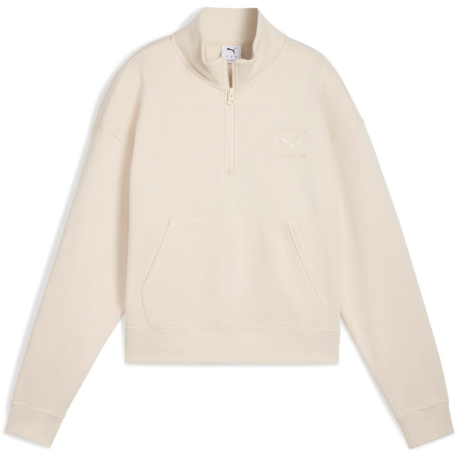 puma class comfort half-zip short crew fl