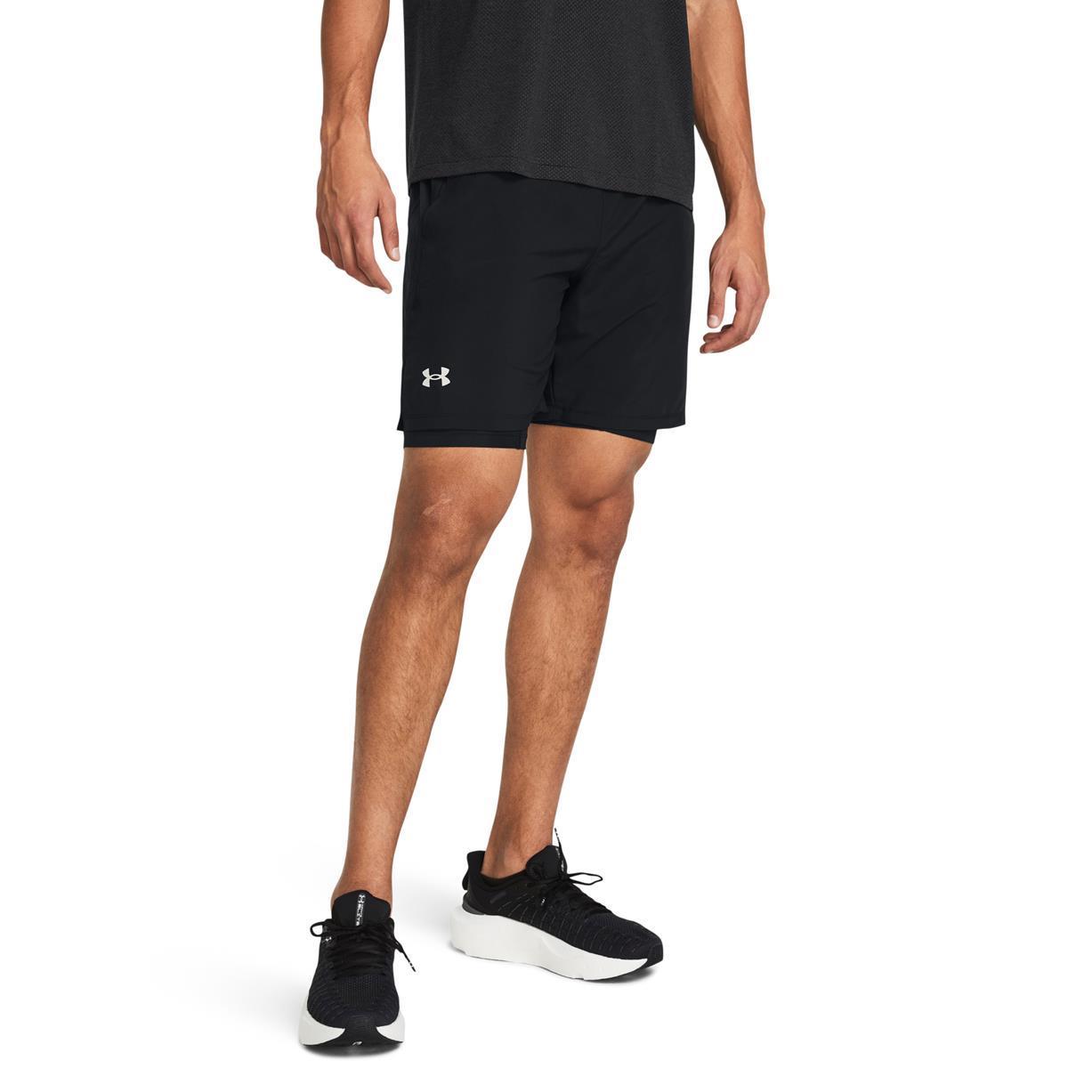 ua launch 7'' 2-in-1 short-blk