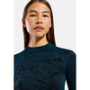 performance warm blackcomb base layer shirt half-zip
