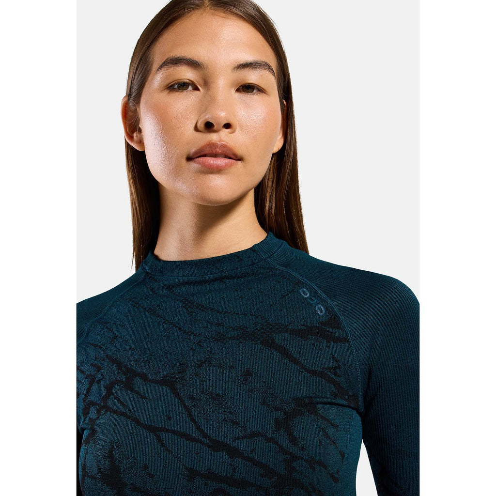 performance warm blackcomb base layer shirt half-zip
