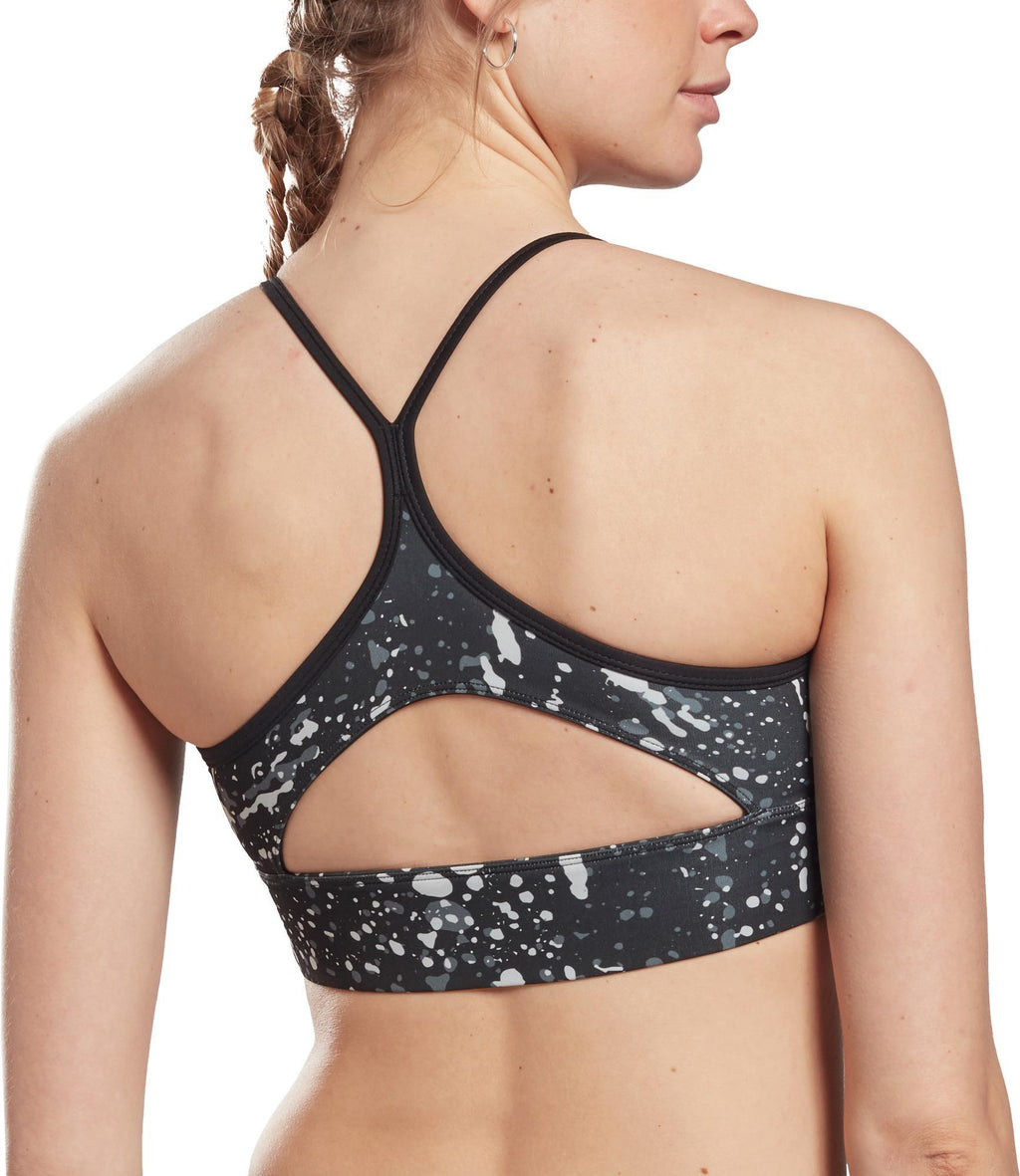 Wor Aop Tri Back Bra- Pad