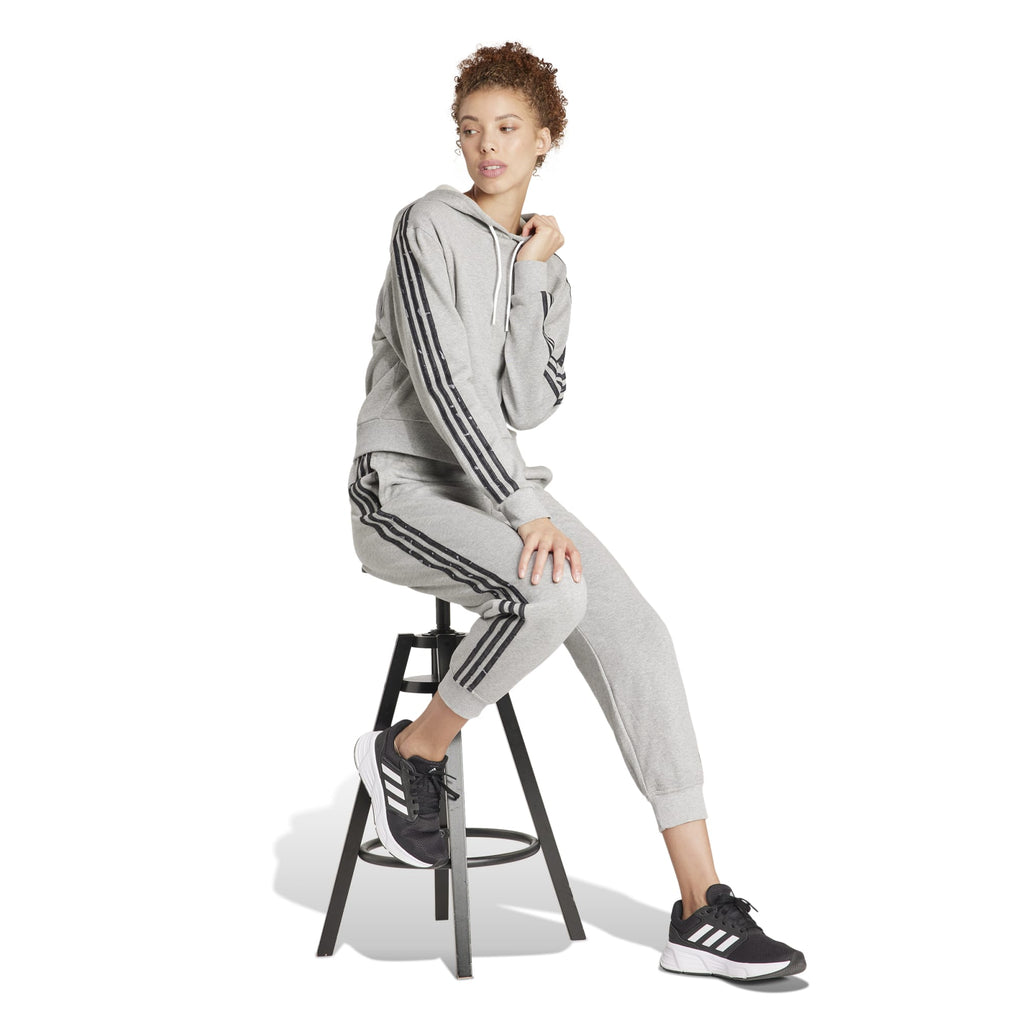 Essentials 3-Stripes Animal-Print 7/8 broek