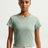 Sportswear Strakgeribd damesshirt