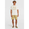 Melange Front Print T-shirt strand