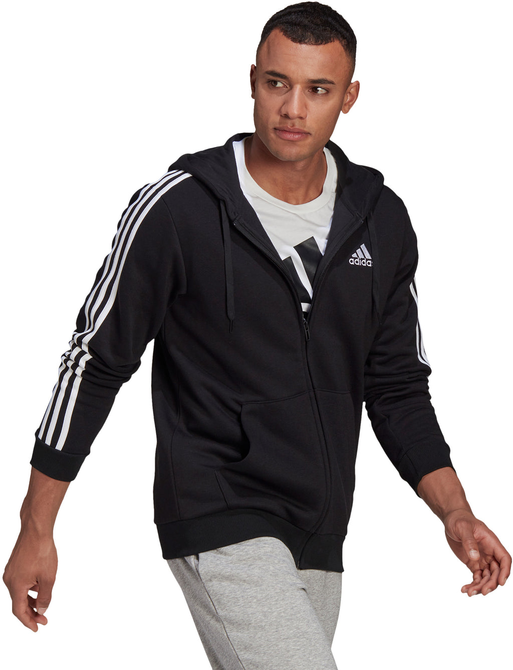 Essentials Fleece 3-Stripes ritshoodie