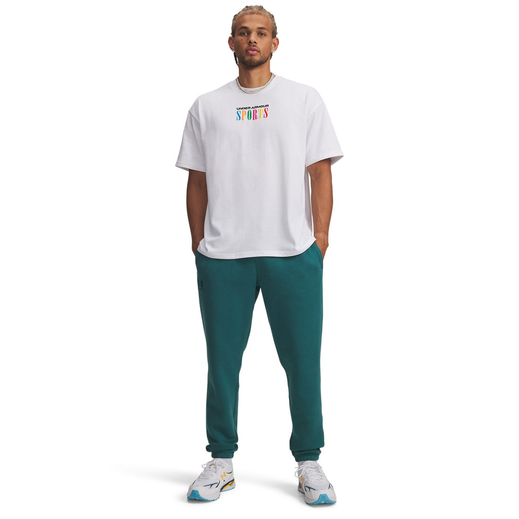 ua icon fleece jogger-grn