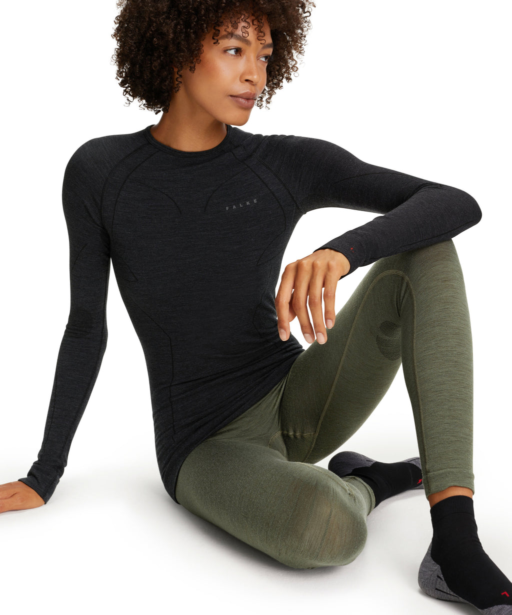 long tight wool tech women