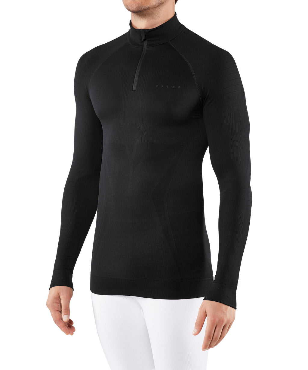 zip shirt longsleeved tight fit men max warm