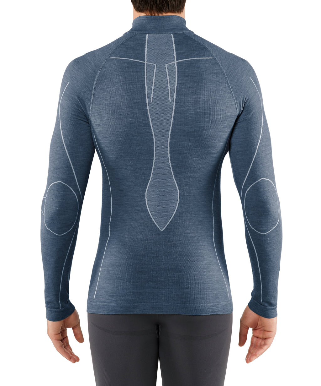 zip shirt  long sleeved wooltech