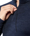 zip shirt  long sleeved wooltech
