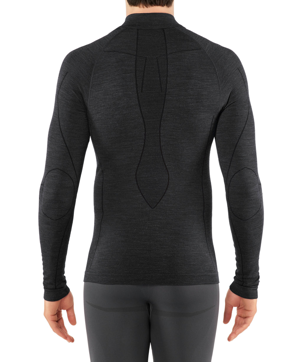 zip shirt  long sleeved wooltech