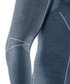 zip shirt  long sleeved wooltech