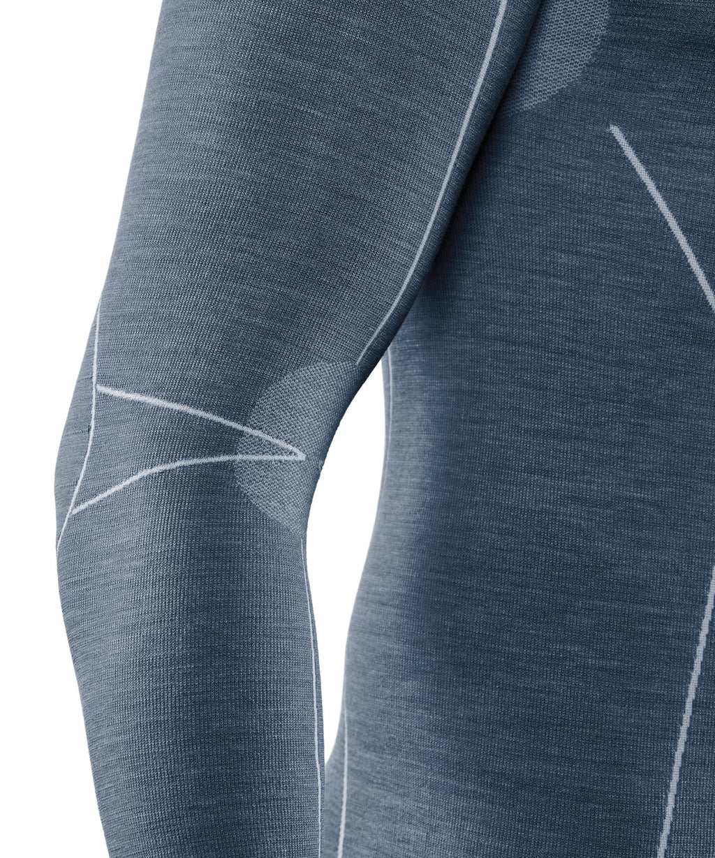 zip shirt  long sleeved wooltech