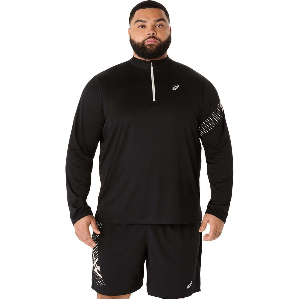 asics icon ls 1/2 zip