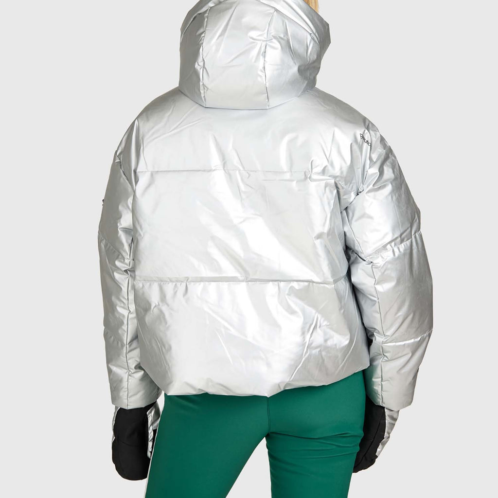Fiaskia-Metallic Women Snow Jacket