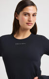 Jacquard Long Sleeve Top T-shirt  training