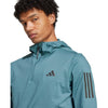 Own The Run Winterized Hoodie Met Halve Rits