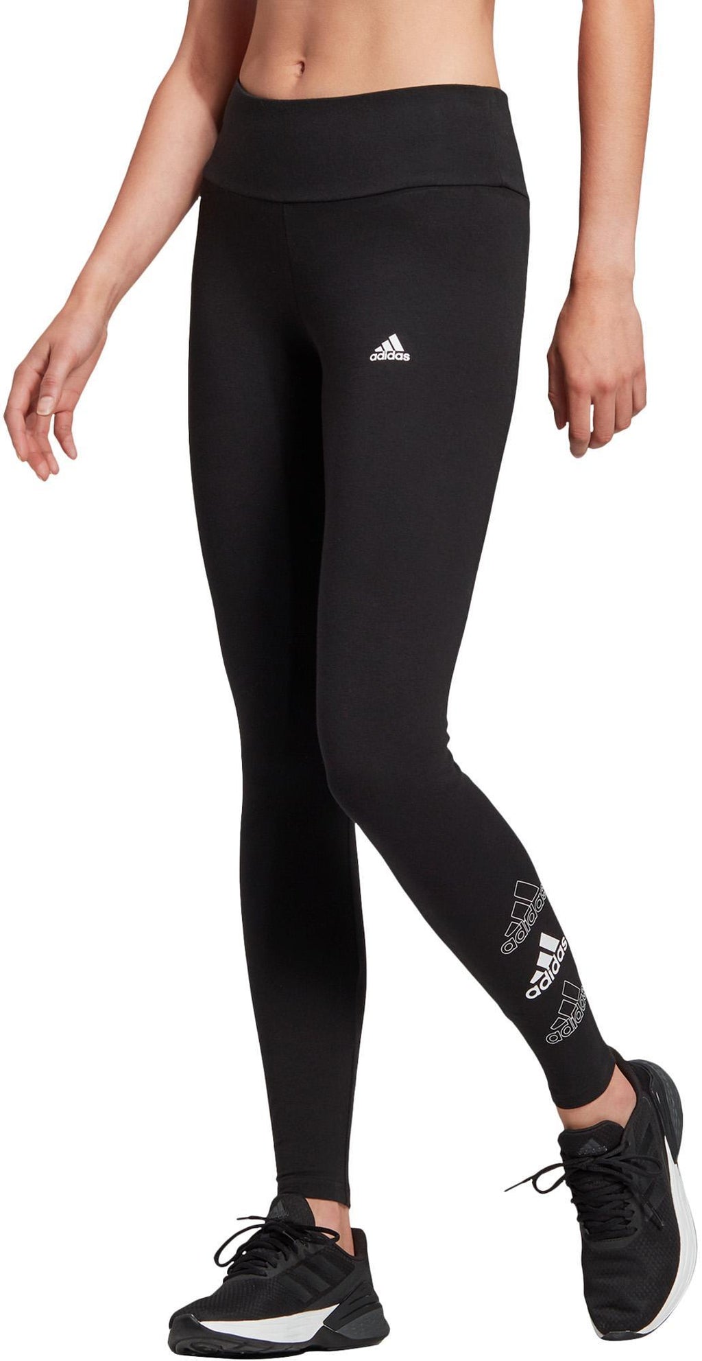 Essentials Stacked Logo High-Rise Legging