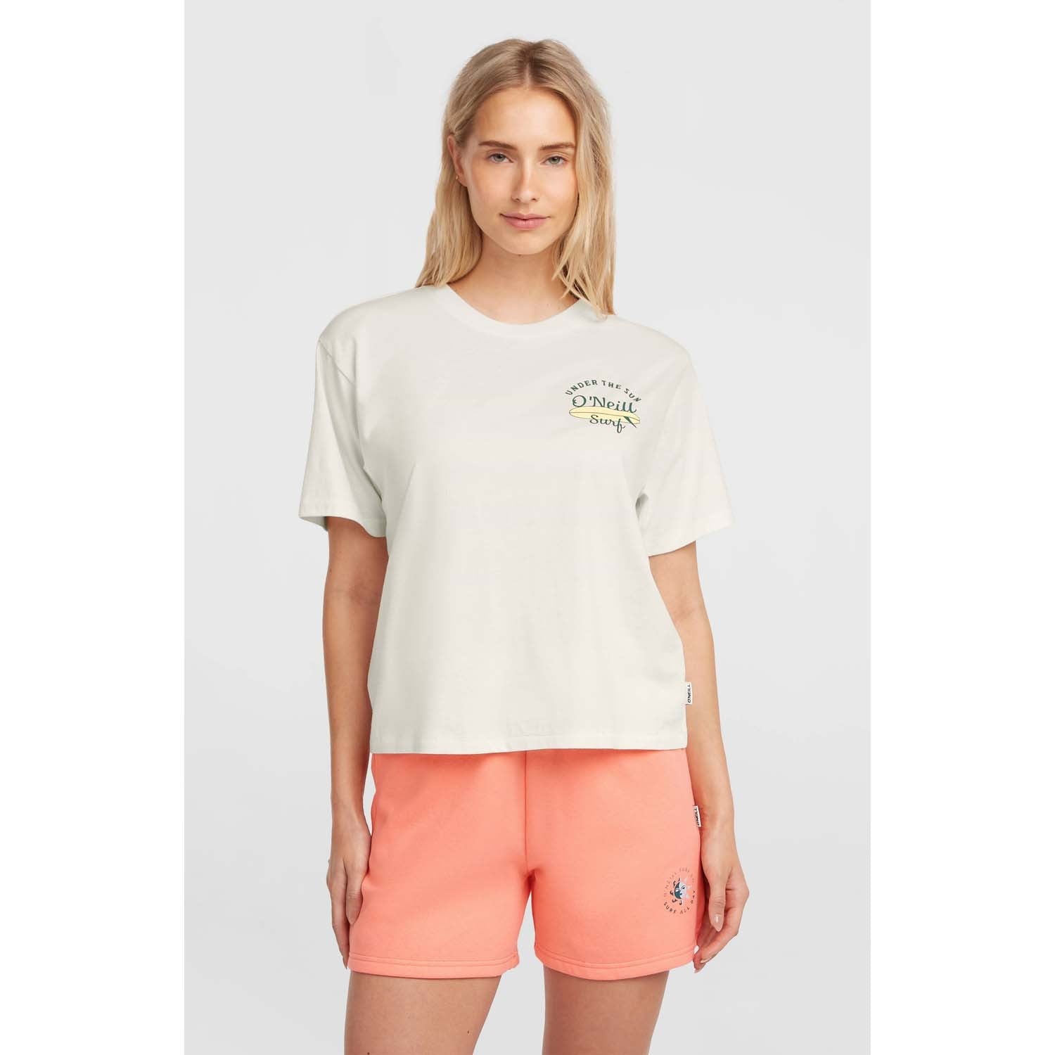 Boxy Back Print T-shirt strand