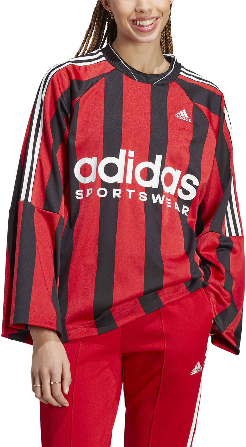 Jacquard Voetbalshirt met Lange Mouwen