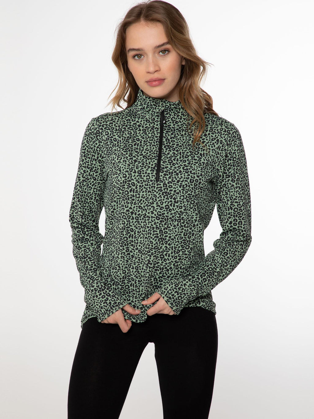 Dahliay 1/4 Zip Top