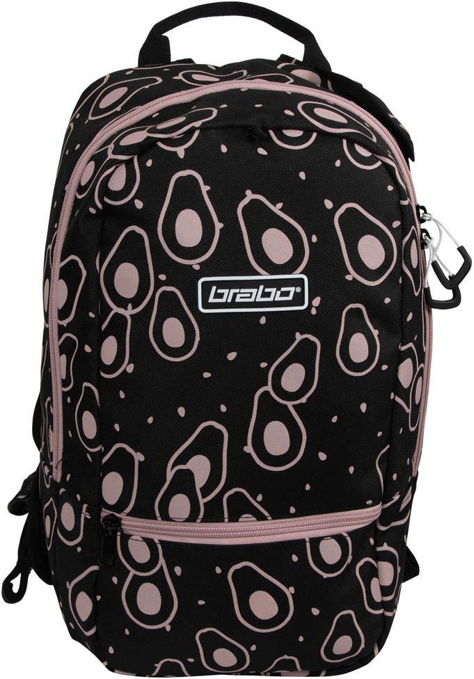 Bb5320 Backpack Fun Avacado Black/pink