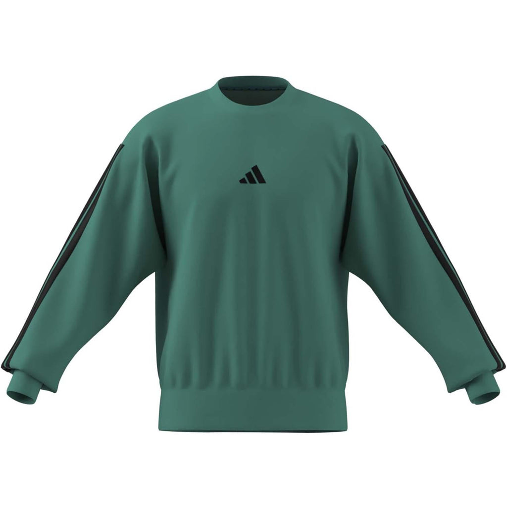 Essentials 3-Stripes Fleece Sweatshirt