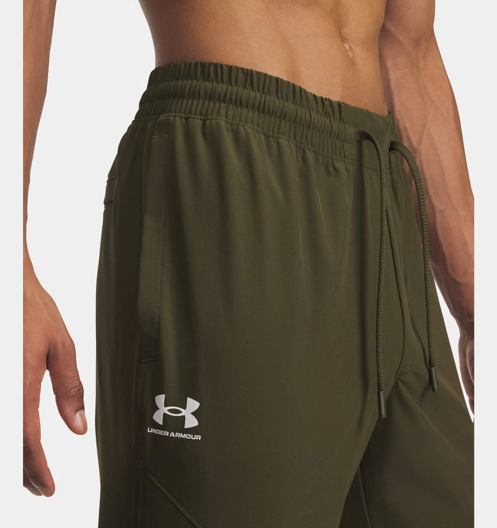 ua vibe woven jogger-grn