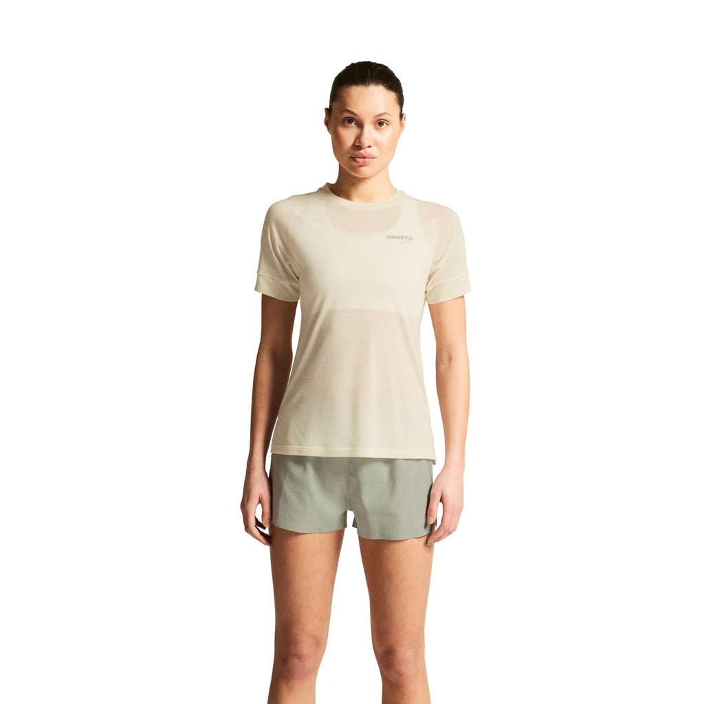 Wool Short Sleeve Tee T-shirt