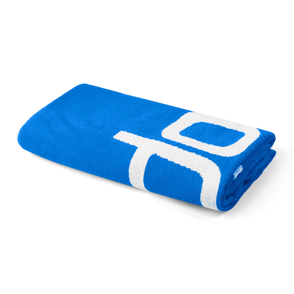 LOGO TOWEL AU BLUE/WHITE
